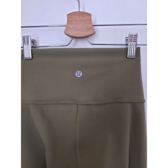 Lululemon Wunder Train Green High-Rise Crop 21" Athletic Leggings Women's Sz 2 - Picture 6 of 9